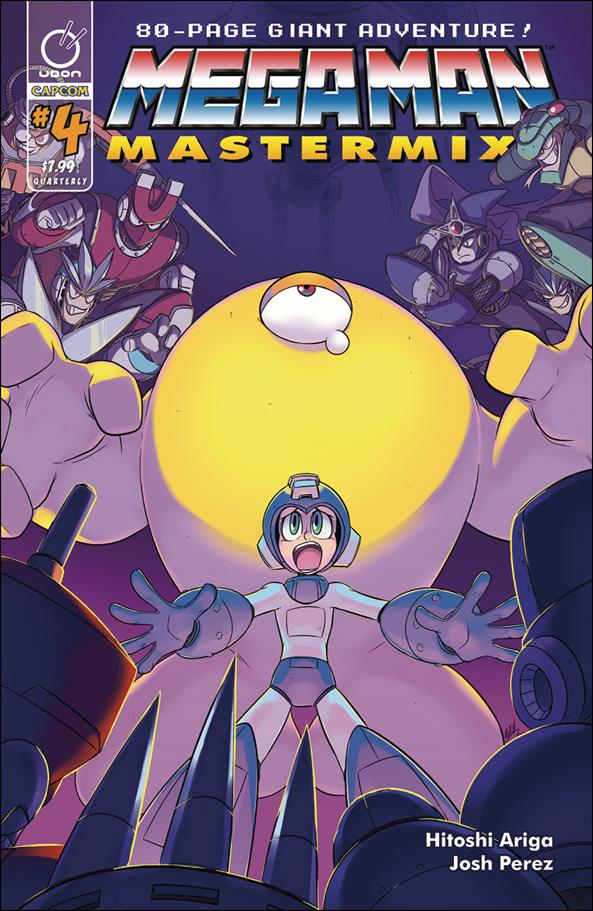 Mega Man Mastermix issue 4-B Andrew Dickman Cover
