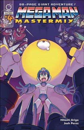 Mega Man Mastermix issue 4-B Andrew Dickman Cover
