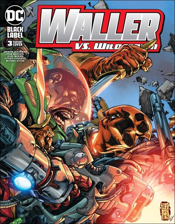 Waller vs. Wildstorm issue 3-B Eric Battle Cover