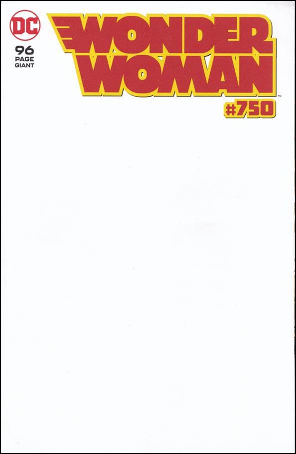 Wonder Woman (1942) issue 750-J Blank/Sketch Cover