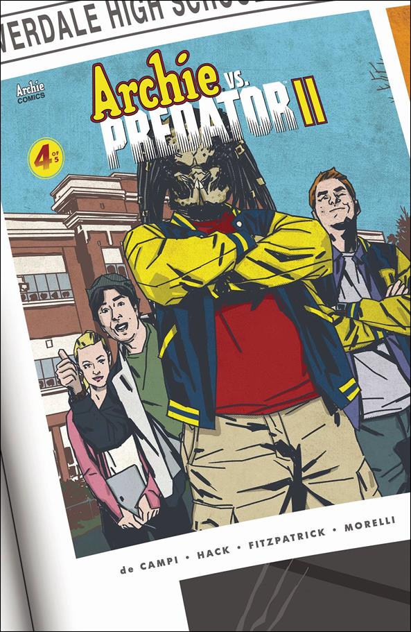 Archie vs Predator II issue 4-B Matthew Dow Smith Cover