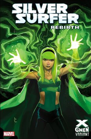 Silver Surfer Rebirth issue 2-C Rod Reis X-Gwen Cover