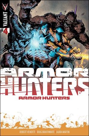 Armor Hunters issue 4-C Trevor Harsine 1:20 Armor Hunters Cover