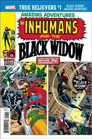 True Believers: Black Widow - Amazing Adventures Cover Image 1