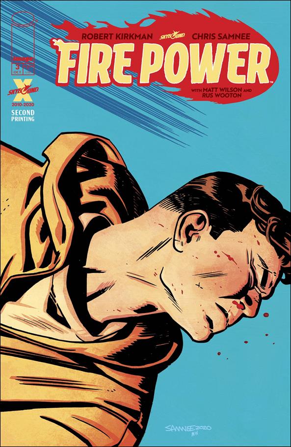 Fire Power issue 3-B Blue Cover (2nd Printing)