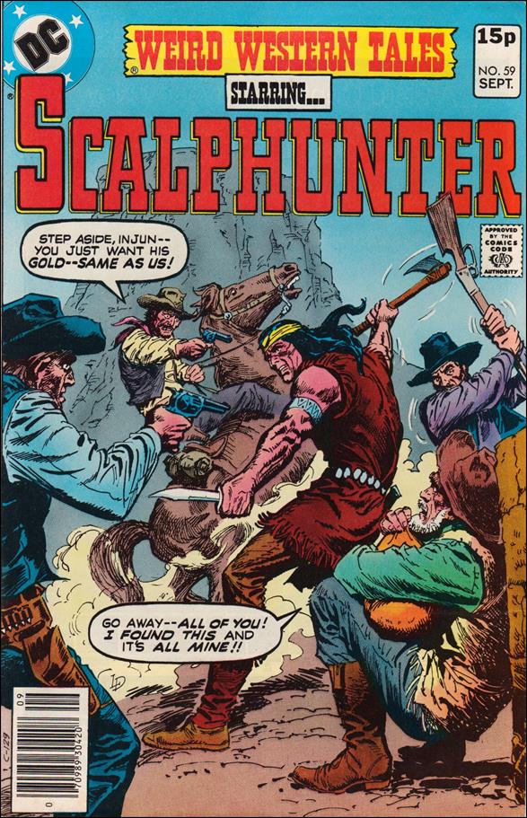 Weird Western Tales (1972) issue 59-B UK Price Cover