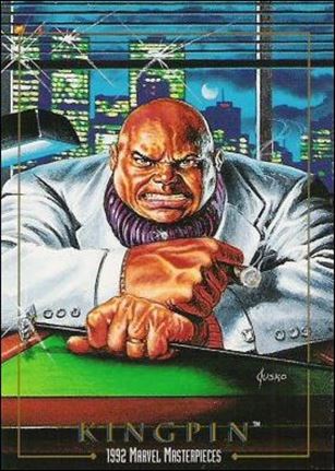 1992 Marvel Masterpieces (Base Set) card 43 Kingpin