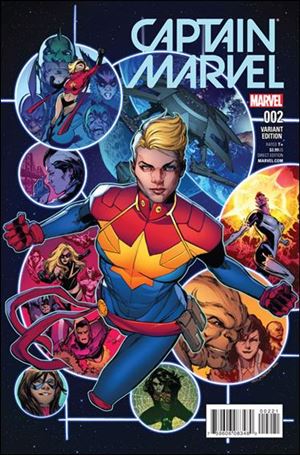 Captain Marvel (2016) issue 2-C Phil Jimenez 1:25 Cover