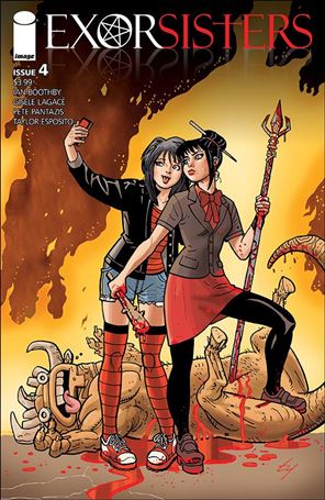 Exorsisters issue 4-B Ty Templeton Cover