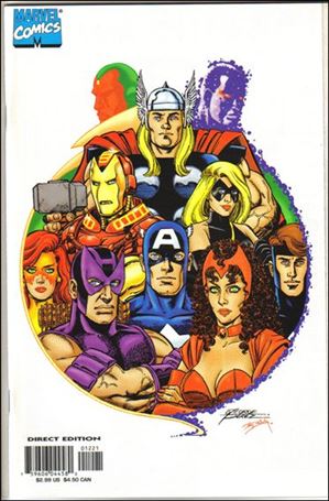 Avengers (1998) issue 12-B White Cover