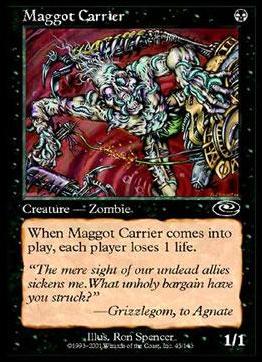 Magic the Gathering: Planeshift (Base Set) card 45 Maggot Carrier