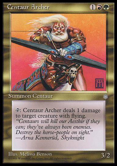 Magic the Gathering: Ice Age (Base Set) card 282 Centaur Archer