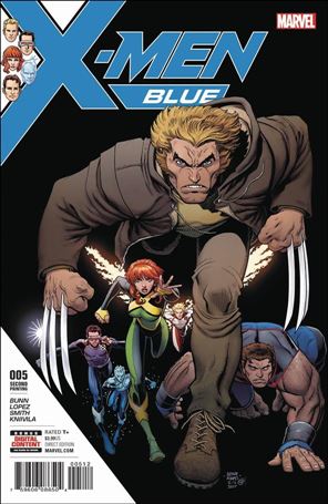 X-Men: Blue issue 5-C Arthur Adams (Second Printing) Cover