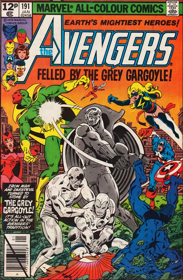 Avengers (1963) issue 191-B UK Price Cover