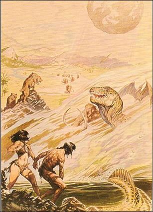 Frazetta II: The Legend Continues  (Base Set) card 10 Land of Terror