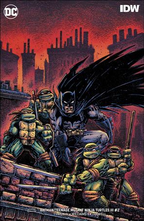 Batman/Teenage Mutant Ninja Turtles III issue 2-B Kevin Eastman Cover