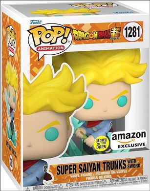 POP! Animation figure 1281-B Super Saiyan Trunks with sword  (GITD)