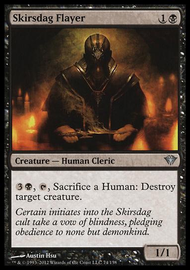 Magic the Gathering: Dark Ascension (Base Set) card 74 Skirsdag Flayer