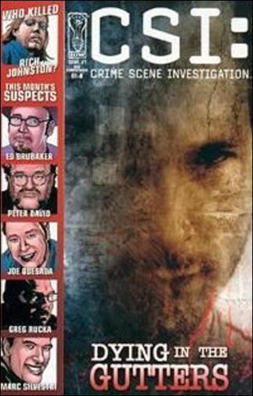 CSI: Dying in the Gutters issue 1-B Ben Templesmith Cover