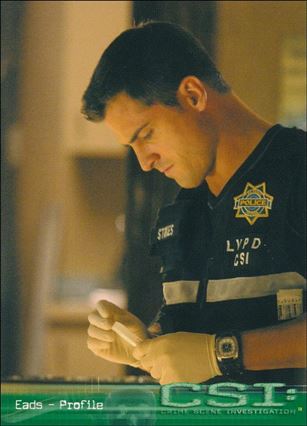CSI: Crime Scene Investigation - Series One (Base Set) card 67 Eads - Profile