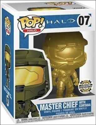POP! Halo figure 7-B Master Chief with Cortana (Gold)