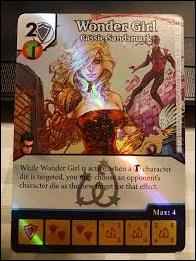 DC Comics Dice Masters War of Light card 73-B Wonder Girl: Cassie Sandsmark (Foil)