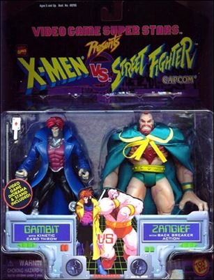 X-Men vs Street Fighter figure 7 Gambit vs Zangief