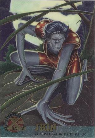 1996 Fleer Ultra X-Men All Chromium (Base Set) card 36 Skin