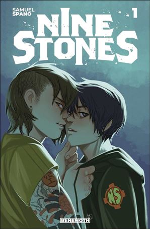 Nine Stones issue 1-B Blue Background Cover