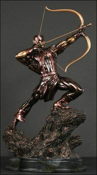 Marvel Statues (Bowen) item 195 Faux Bronze Hawkeye 1/250