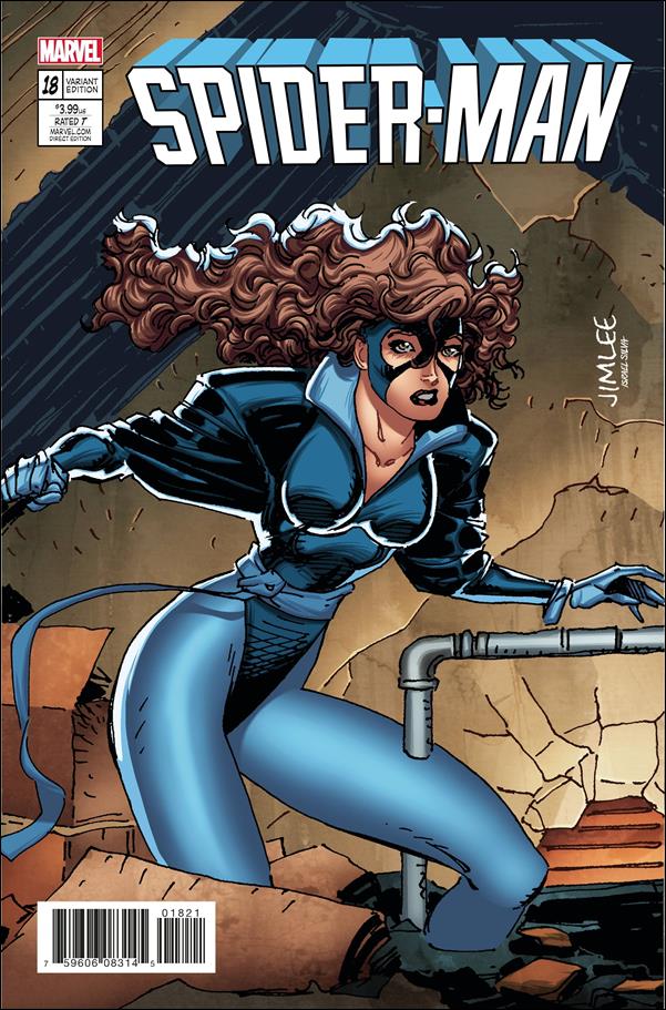 Spider-Man (2016) issue 18-B Jim Lee X-Men Trading Card Cover