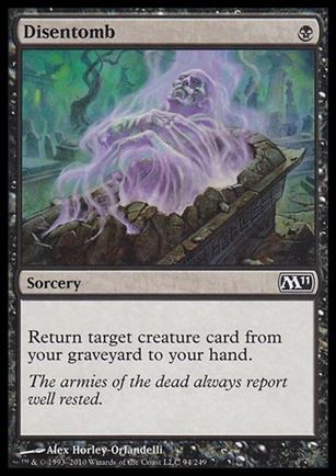 Magic the Gathering: 2011 Core Set (Base Set) card 94 Disentomb
