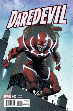 Daredevil (2016) issue 7-B Mahmud Asrar Horsemen of Apocalypse Cover