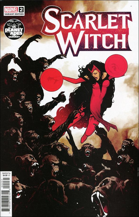 Scarlet Witch (2023) issue 2-C Lee Garbett Planet of the Apes Cover