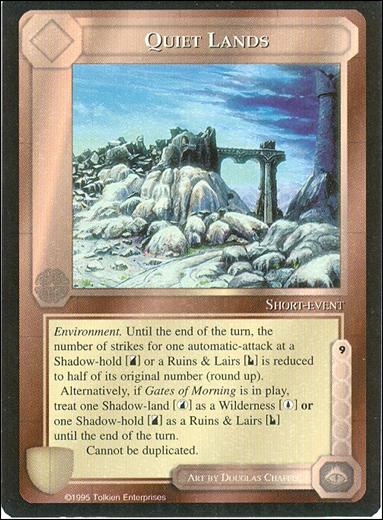 Middle-Earth: The Wizards (Base Set) card 352 Quiet Lands