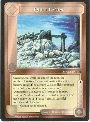 Middle-Earth: The Wizards (Base Set) card 352 Quiet Lands