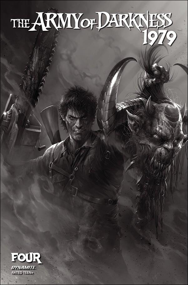Army of Darkness 1979 issue 4-L Francesco Mattina 1:25 Black & White Cover