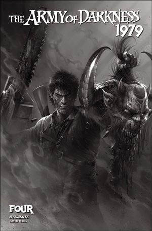 Army of Darkness 1979 issue 4-L Francesco Mattina 1:25 Black & White Cover