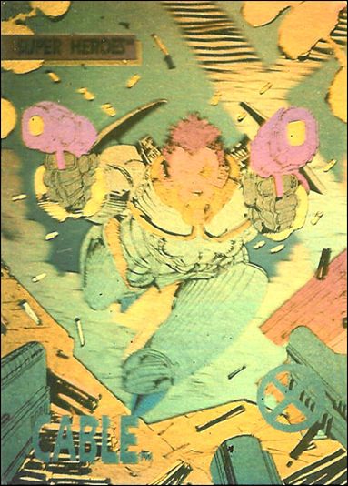 X-Men: Series 1 (Hologram Subset) card XH-2 Cable