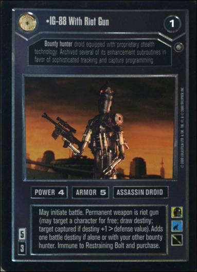 Star Wars: Reflections II: Expanding the Galaxy (Base Set) card 18 IG-88 With Riot Gun