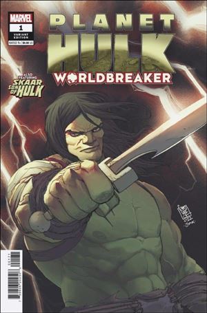 Planet Hulk: Worldbreaker issue 1-C Giuseppe Camuncoli Cover