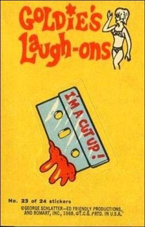 Laugh-In  (Sticker Set) card 23 I'm a Cut Up!