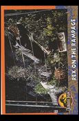 Jurassic Park (Base Set) card 32 Rex on the Rampage
