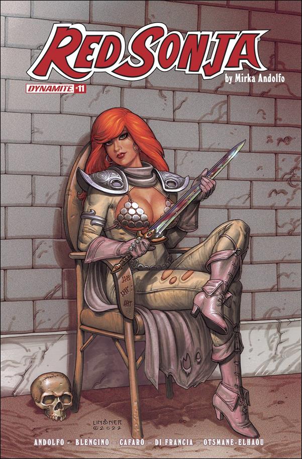 Red Sonja (2021) issue 11-C Joseph Michael Linsner Cover