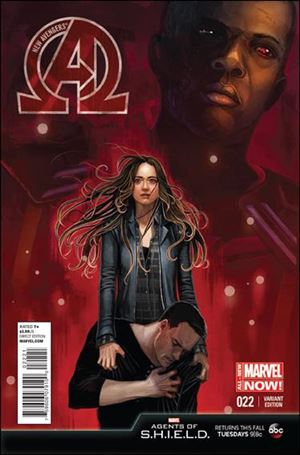 New Avengers (2013) issue 22-B Stephanie Hans 1:10 Agents of S.H.I.E.L.D. Cover