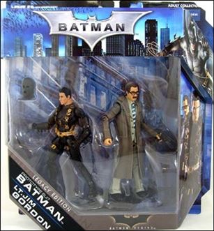 DC Universe: Batman Legacy (2-Packs) figure 2 Prototype Suit Batman & Jim Gordon (Batman Begins)