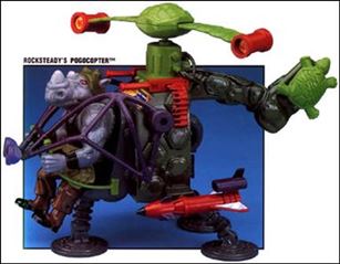 Teenage Mutant Ninja Turtles (1988) Vehicles and Playsets figure 33 Rocksteady's Pogocopter