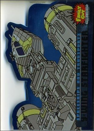 Family Guy Presents Episode IV A New Hope (Spaceships and Transports Die-Cut Subset) card ST-4 Y-Wing Starfighter