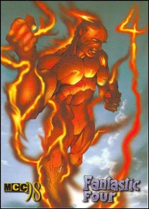Marvel Creators Collection '98 (Base Set) card 17 Fantastic Four: Human Torch