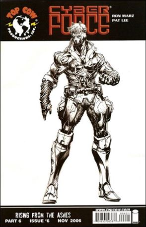 Cyberforce (2006) issue 6-B Sketch Cover